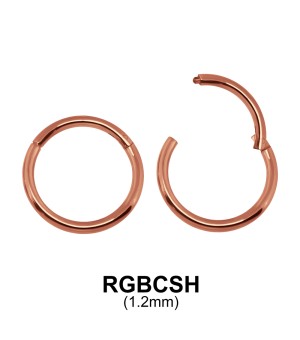 Rose Gold Plated Segment Ring RGBCSH 1.2mm