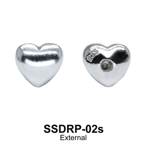 External Attachment Heart Shaped SSDRP-02s