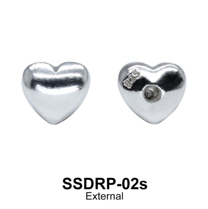 External Attachment Heart Shaped SSDRP-02s