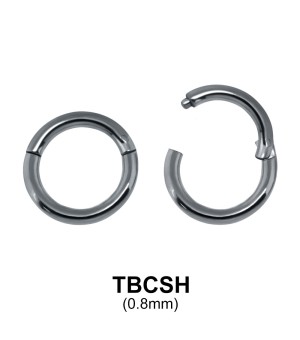 G23 Titanium Segment Ring TBCSH 0.8mm