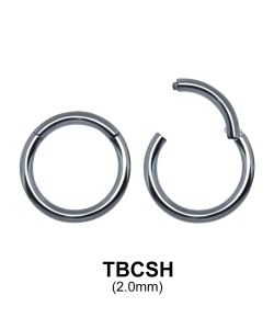 G23 Titanium Segment Ring TBCSH 2.0mm