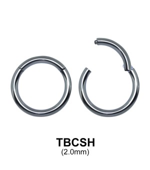 G23 Titanium Segment Ring TBCSH 2.0mm