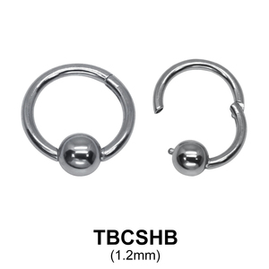 G23 Titanium Segment Ring TBCSHB 1.2mm