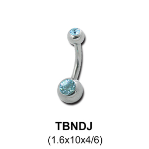 G23 Basic Titanium Belly Piercing TBNDJ