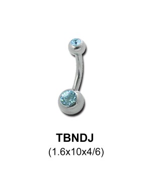 G23 Basic Titanium Belly Piercing TBNDJ