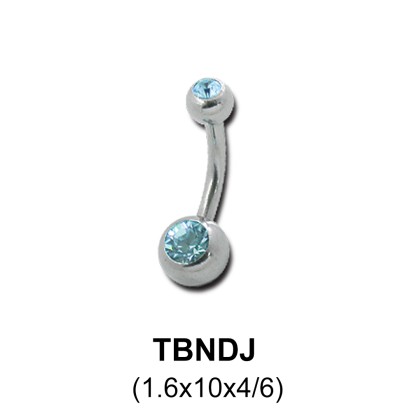 G23 Basic Titanium Belly Piercing TBNDJ