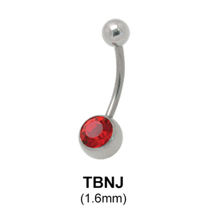 G23 Basic Titanium Belly Piercing TBNJ