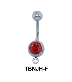 G23 Basic Titanium Belly Piercing TBNJH-F