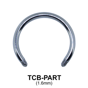 G23 Circular Barbell Basic Titanium Part TCB-PART