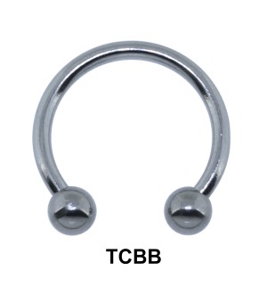 Basic Titanium Circular Barbells Ball TCBB 1.6mm