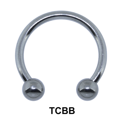 Basic Titanium Circular Barbells Ball TCBB 1.6mm