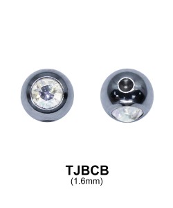 G23 Titanium Jewelled Ball  TJBCB