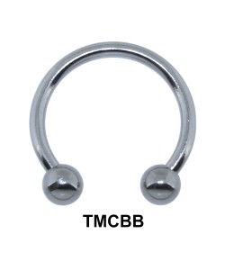 Basic Titanium Circular Barbells Ball TMCBB 1.2mm