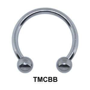 Basic Titanium Circular Barbells Ball TMCBB 1.2mm