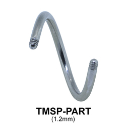 G23 Spiral Basic Titanium Part TMSP-PART