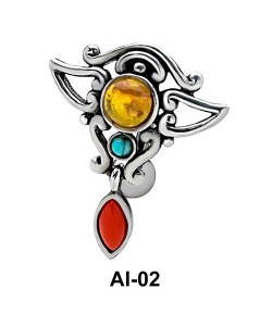 Extraordinary Design Upper Belly Piercing AI-02