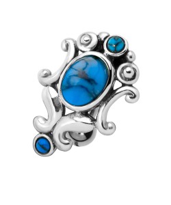 Turquoise Stone Belly Piercing AI-06