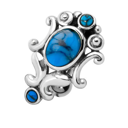Turquoise Stone Belly Piercing AI-06