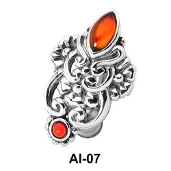 Stone Set Upper Belly Rings Piercing AI-07