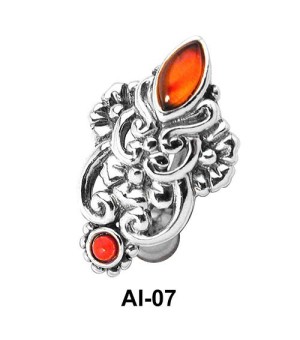 Stone Set Upper Belly Rings Piercing AI-07