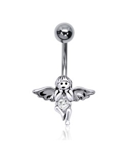 Elf Shaped Belly Piercing ANG-04 