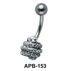 Coiled Snake Belly Piercing APB-153