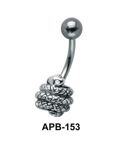 Coiled Snake Belly Piercing APB-153