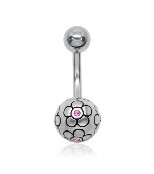 Flower Ball Belly Piercing APB-155