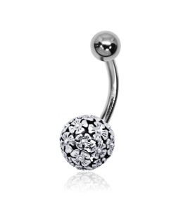 Flower Ball Belly Piercing APB-162