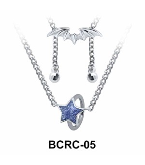 Enamel Star Closure Rings Belly Piercing Chains BCRC-05