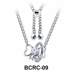 Pretty Bow Closure Rings Belly Piercing Chains BCRC-09
