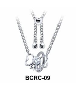 Pretty Bow Closure Rings Belly Piercing Chains BCRC-09