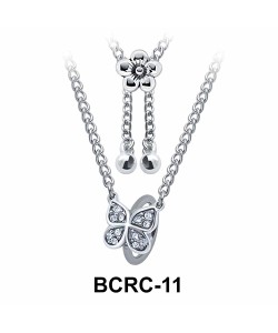 Butterfly Closure Rings Belly Piercing Chains BCRC-11