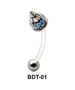 Rocket Head Stony Belly Piercing BDT-01