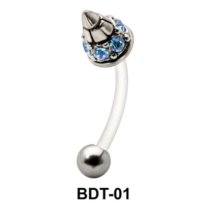 Rocket Head Stony Belly Piercing BDT-01