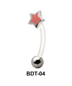 Enameled Star Belly Touch BDT-04