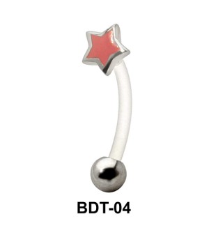 Enameled Star Belly Touch BDT-04