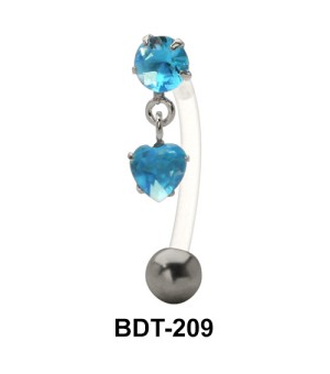 Aqua Stone Belly Piercing BDT-209