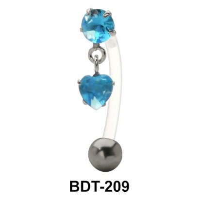 Aqua Stone Belly Piercing BDT-209