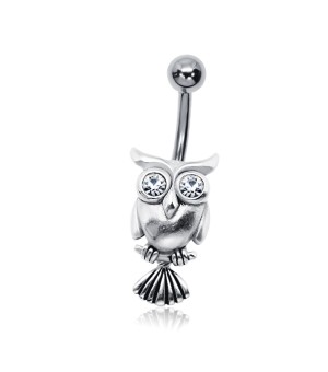 Owl Shaped Belly Piercing BOWL-05