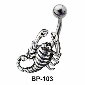 Scorpion Shaped Belly Piercing BP-103