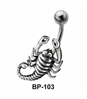 Scorpion Shaped Belly Piercing BP-103