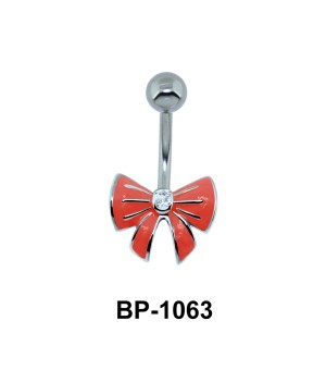 Yellow Bow Belly Piercing BP-1063