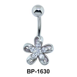 Flower with Stones Belly Piercing BP-1630