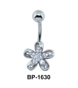 Flower with Stones Belly Piercing BP-1630