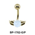 Synthesis White Quartz Belly Piercing BP-1762