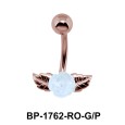 Synthesis White Quartz Belly Piercing BP-1762