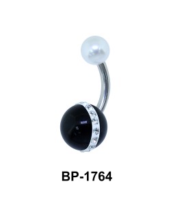 Black Onyx Belly Piercing BP-1764