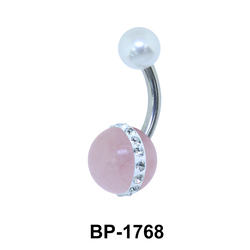 Rose Quartz Belly Piercing BP-1768