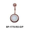 White Moonstone Belly Piercing BP-1770